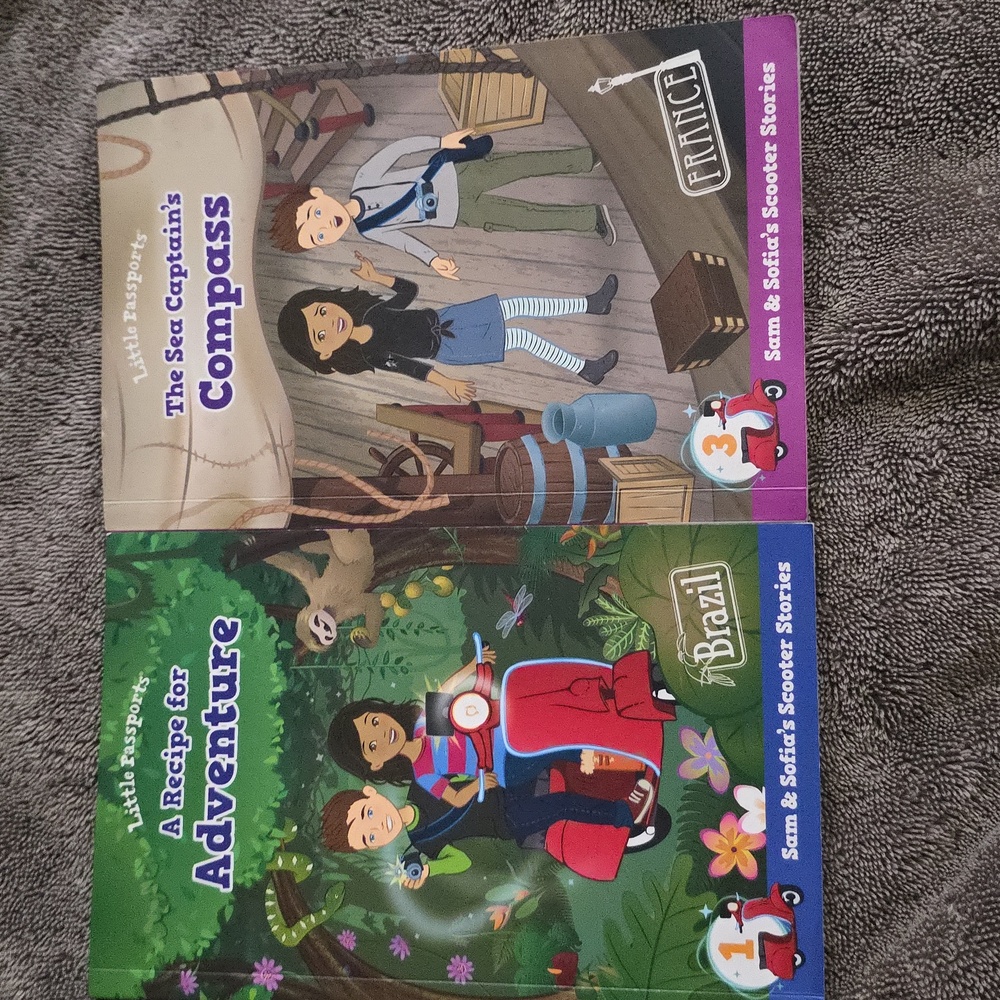 Little Passports Book Set A Recipe For Adventure And The Sea Captain's Compass